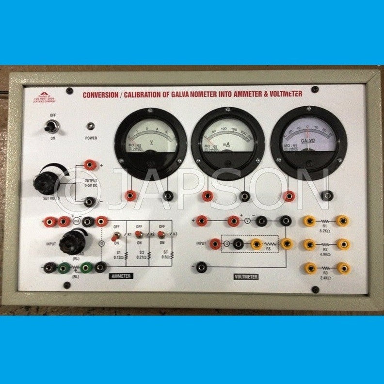 Conversion of Galvanometer into a Voltmeter & Ammeter Conversion of Galvanometer into a Voltmeter & Ammeter